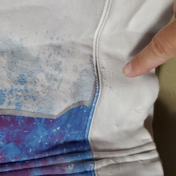 Disneyland Resort 2017 Sz Large Zip Up Hoodie White Stretch Cotton Mickey Mouse - Picture 10 of 16